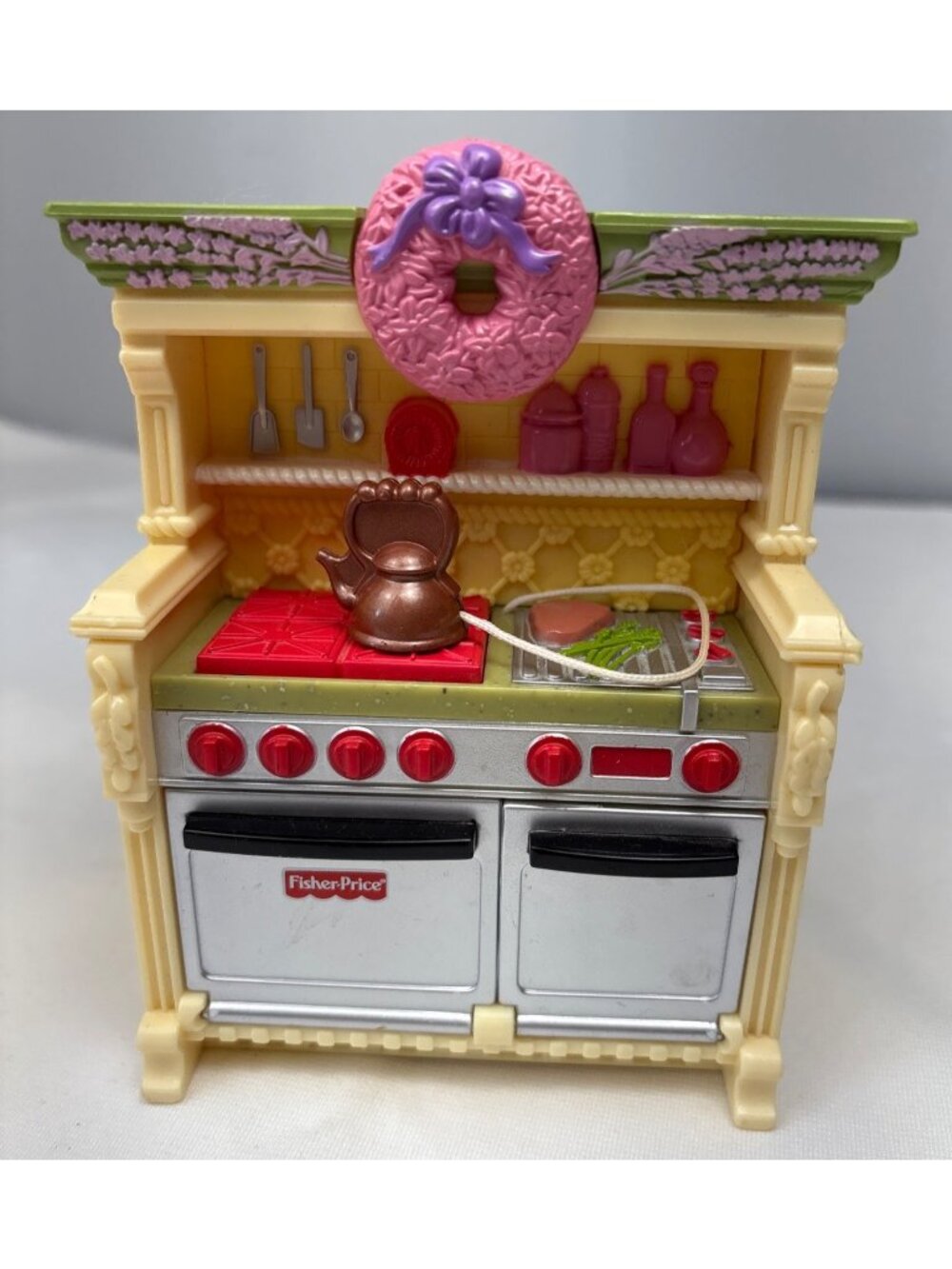 Fisher-Price Little People 2008 Kitchen Playse Accessories Vintage Toy